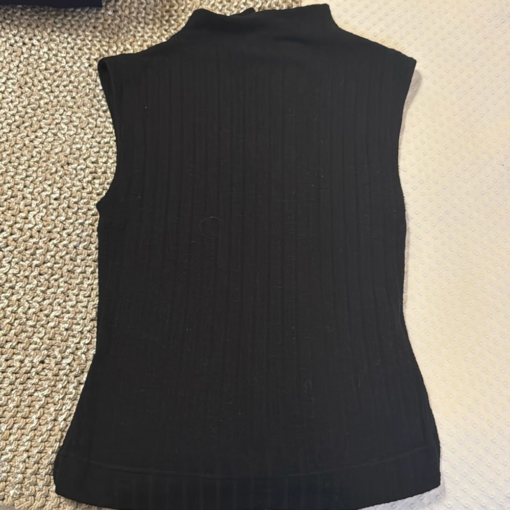Free People Black Turtleneck/Tank